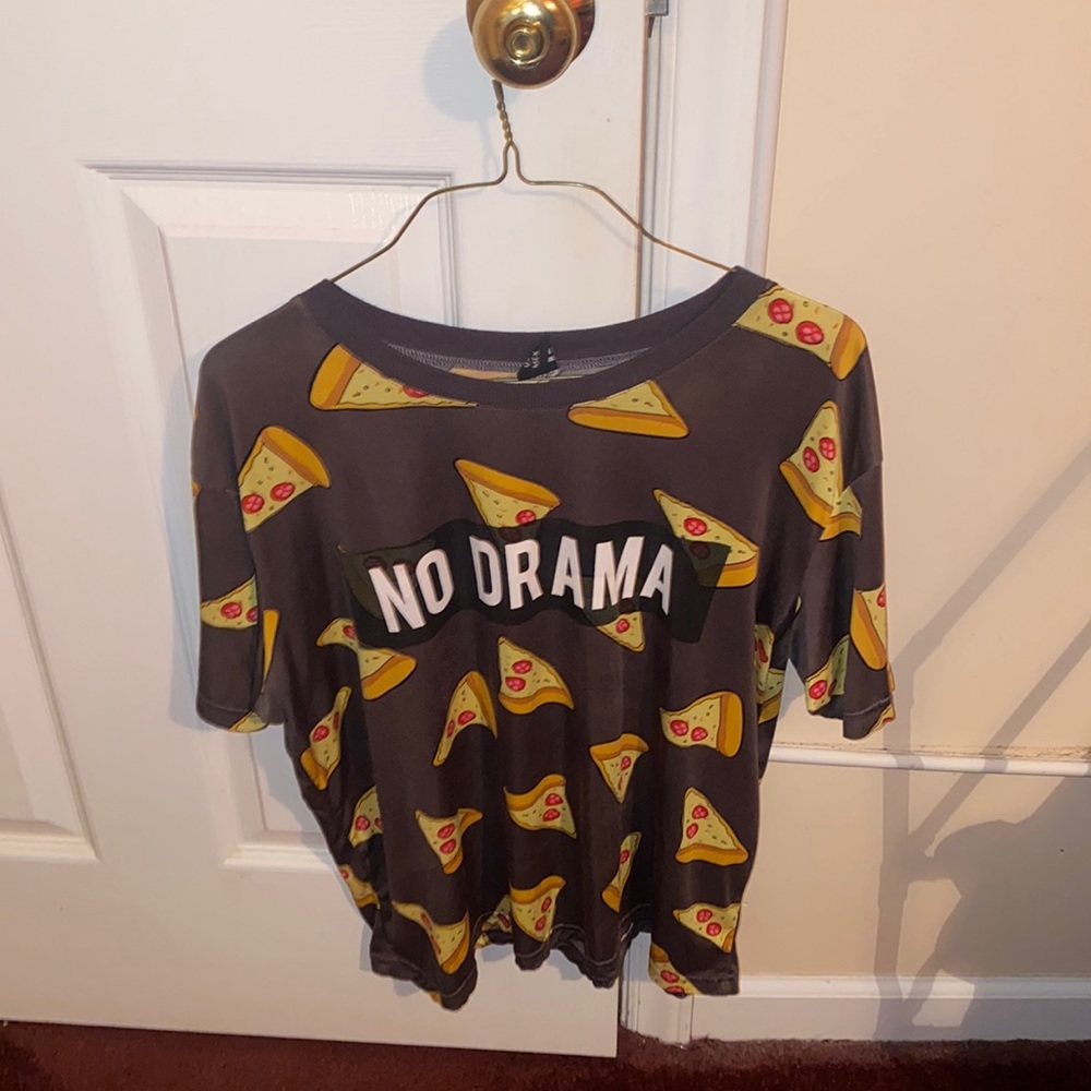 Women’s No Drama Pizza Graphic Tee